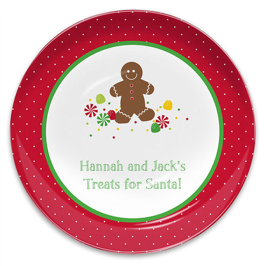 Gingerbread Melamine Plate